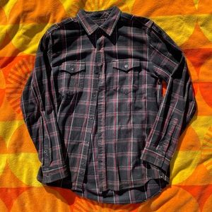 Black / Red Hurley Flannel